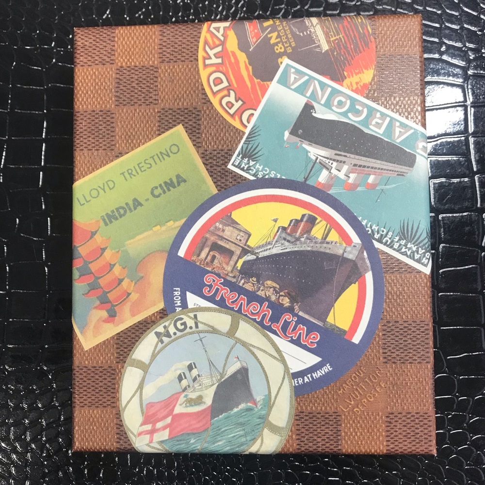 LOUIS VUITTON Ocean Liner Labels - Picture 1 of 9